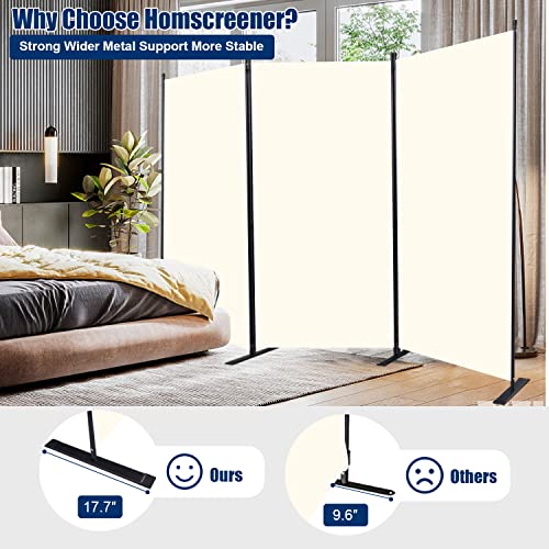 Image of Room Divider 3 Panel-102''Wide,6FT Room Dividers and Folding Privacy Screen