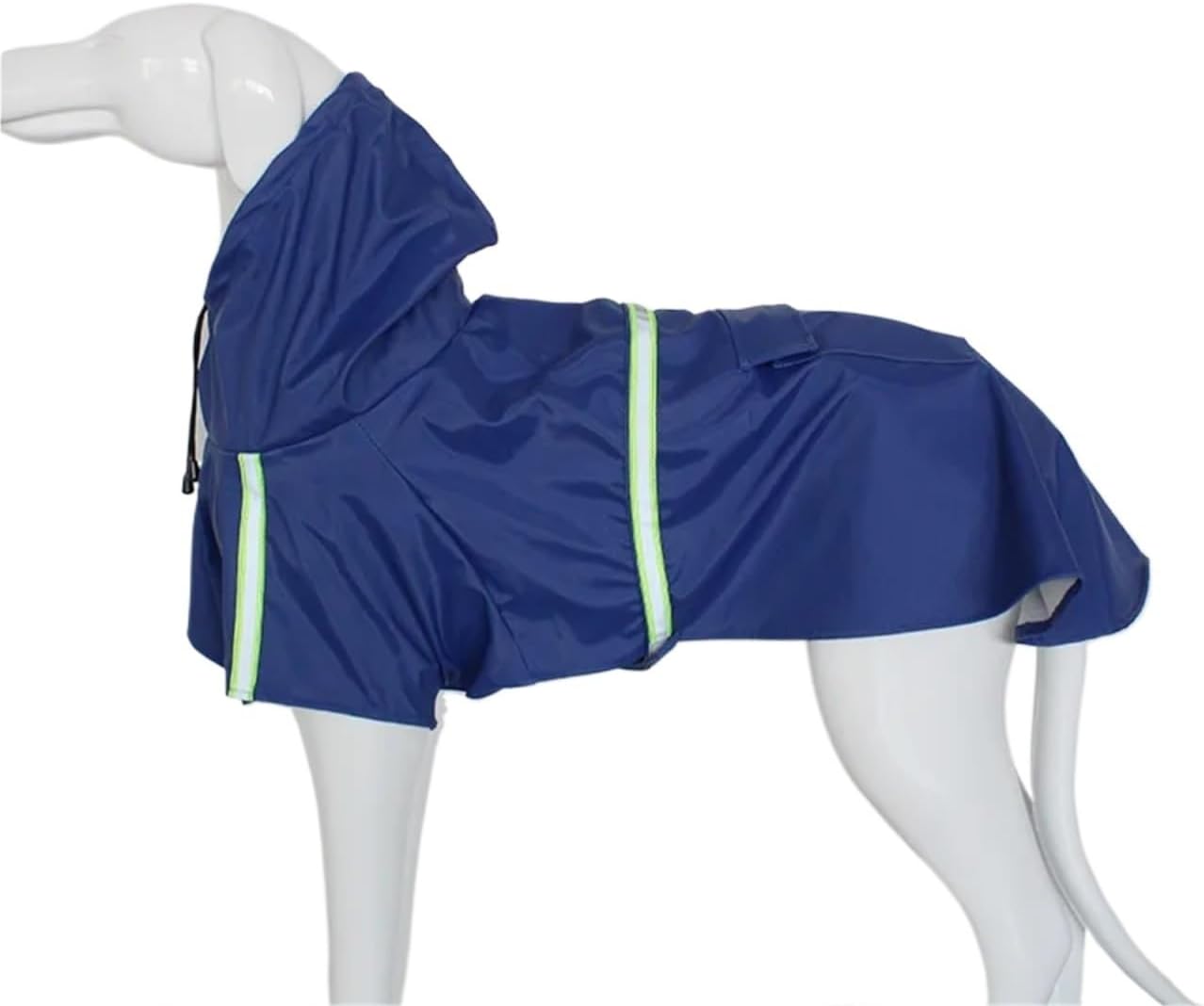 Large Dog Raincoat Corgi Cloak Style Puppy Waterproof Dog Clothes Reflective Pet Windproof Rainproof Hooded Raincoat for Dog(Blue Right,XX-Large)