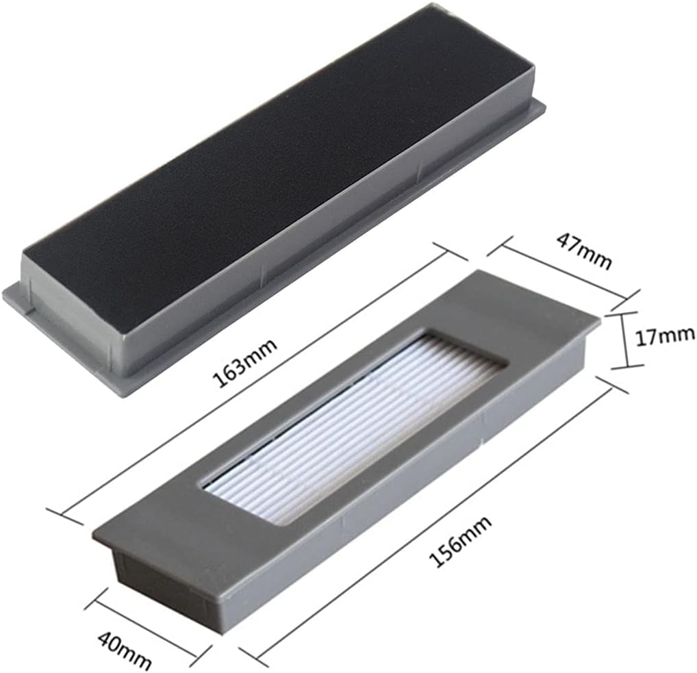 Replace Parts for ECOVACS DEEBOT OZMO T8 Aivi T8 Max T9 Series N8pro Vacuum Cleaner, 4 Hepa Filter, 3 Fragrance Capsule, 8 Side Brush