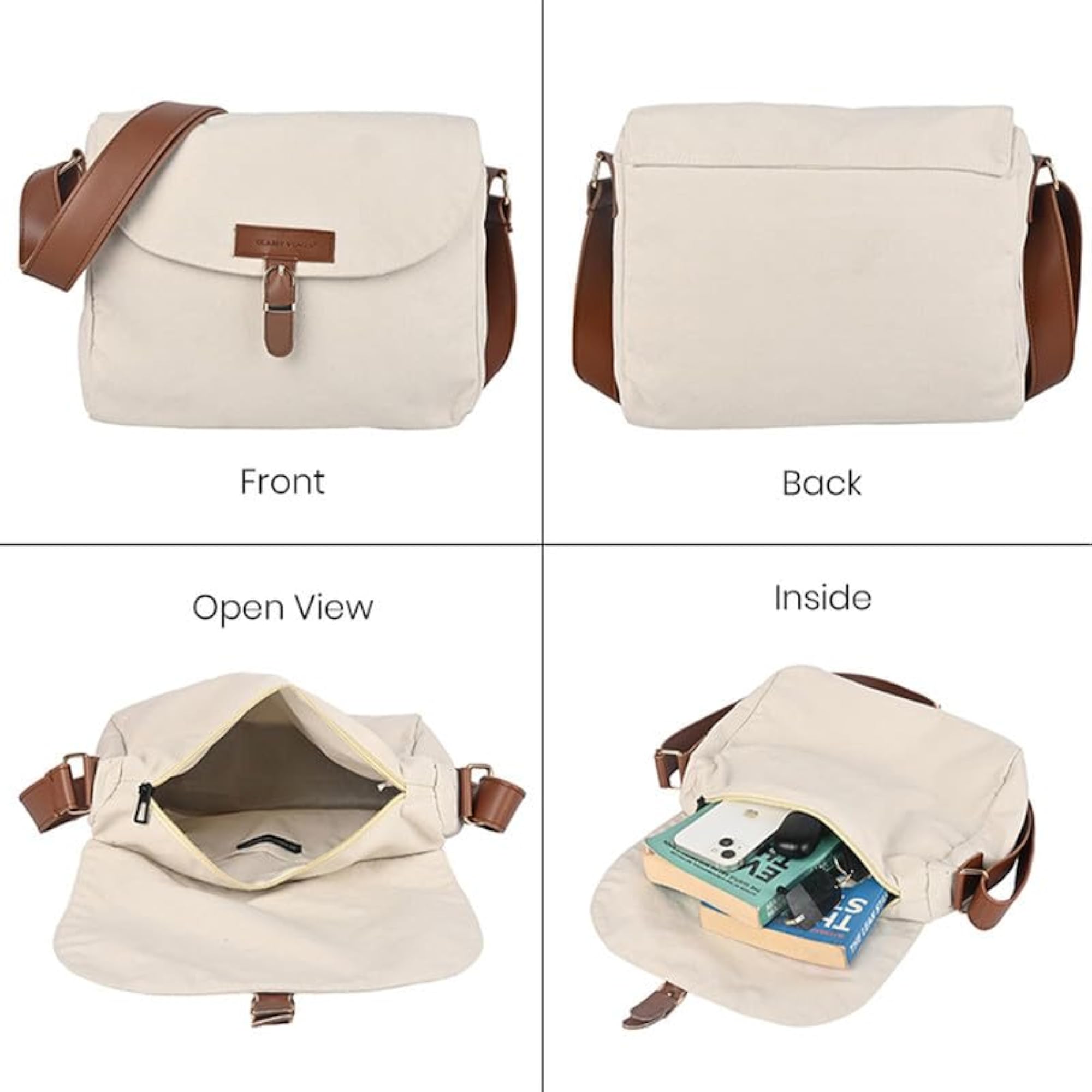Women's Casual Canvas Crossbody Sling Bag