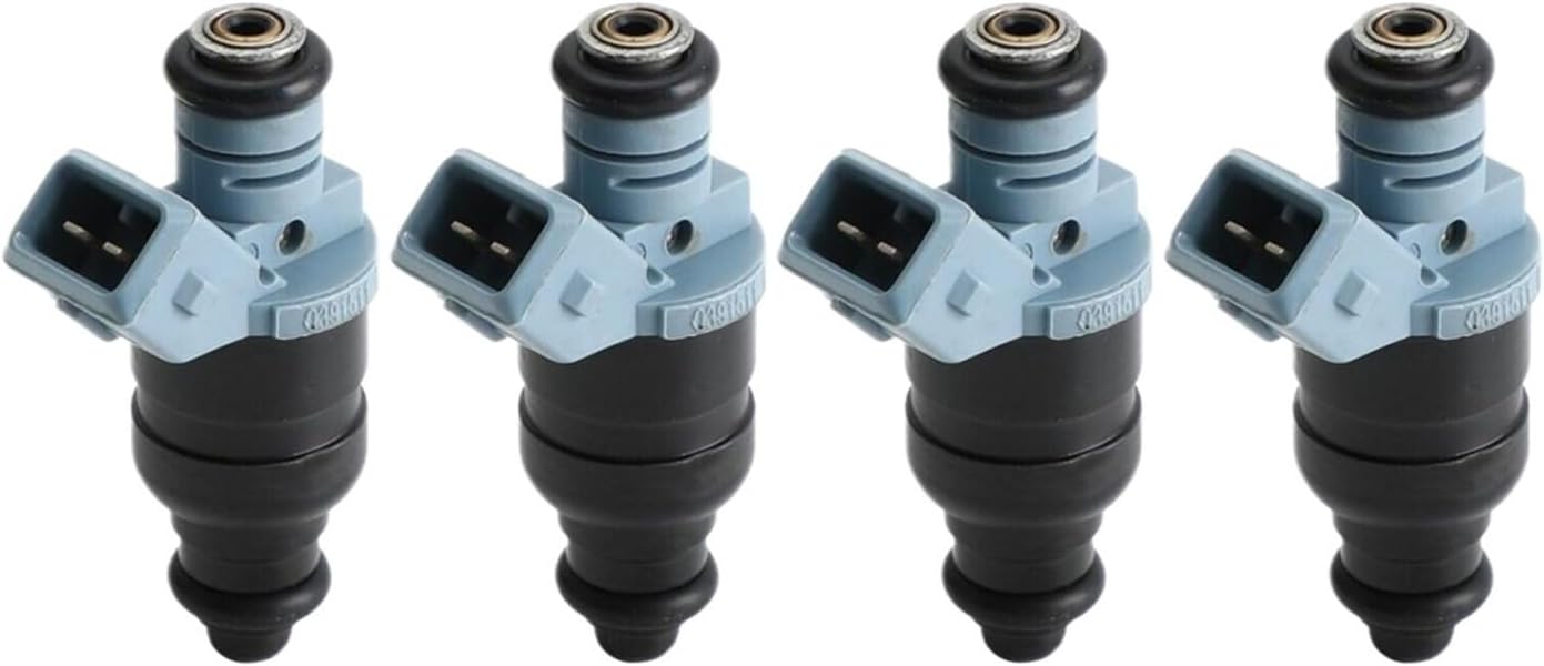 4PCS Fuel Injectors Compatible with BMW R52 R53 S JCW 210BHP 13530391511 13537574132 EV1 Blue Top Nozzle High Impedance Replacement