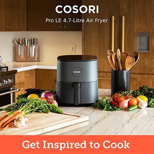 COSORI Air Fryer 4.7L, 9-in-1 Compact Air Fryers Oven, 130+ Recipes(Cookbook & Online), Max 230℃ Setting, Digital Tempered Glass Display, Quiet, 4 Portions, Non-Stick, Dishwasher Safe, 1500W - Image 9