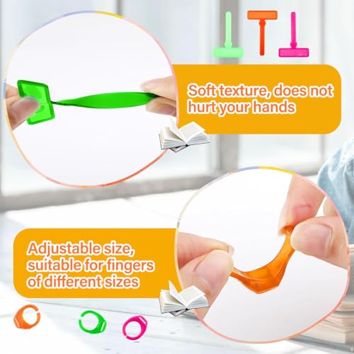 PYRUVAE 3 Stück Leselineal, Lesehilfe Kinder, Dyslexia Rule, Geführte Lesestreifen, Markieren Streifen Farbige Overlay Lese, Lesehilfe für Kinder, Visuellen Stress Reduzieren(2)