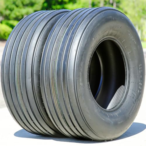 Kenda K401 Multi Rib Lawn Mower & Garden Tractor All-Season Tire-11L-15 11-15 11X15 113B Load Range 8-Ply BSW Black Side Wall - Thumbnail 6