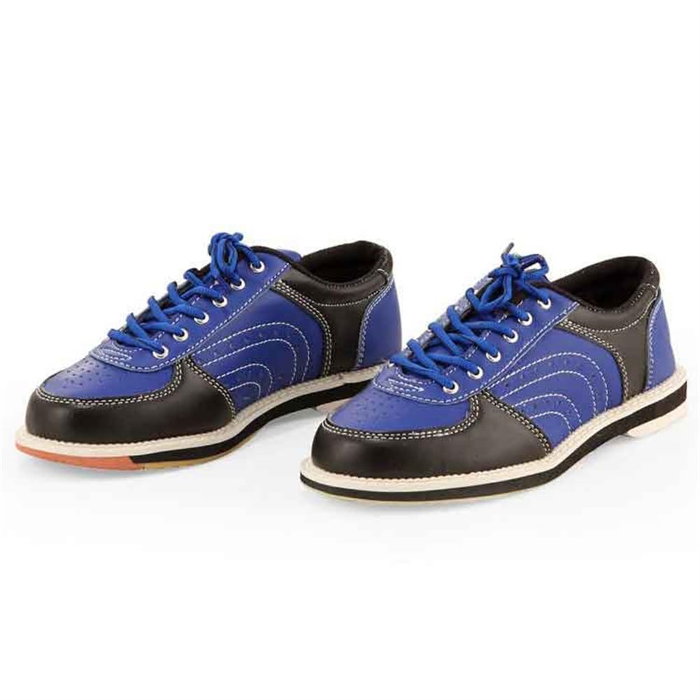 Professionelle Bowlingschuhe Für Herren, Leichte Lederschalen-Turnschuhe Bequeme rutschfeste Sporttrainingsschuhe Für Männer