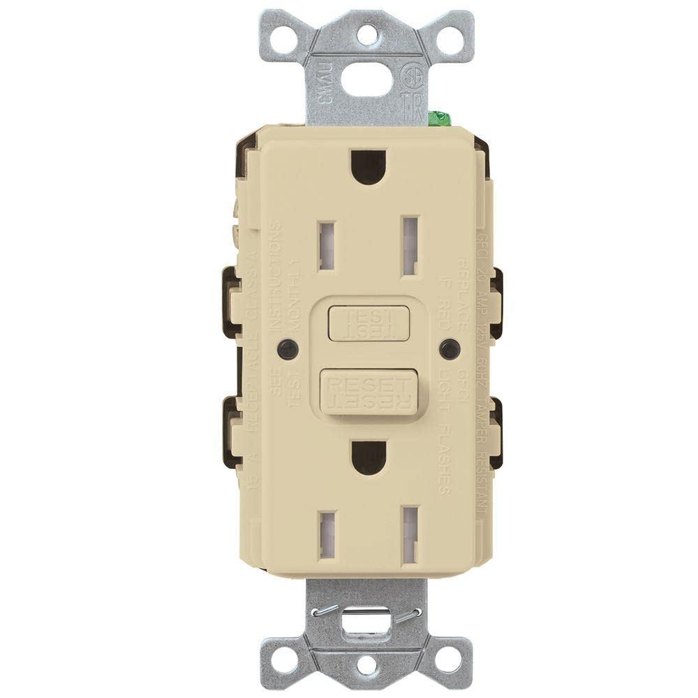 Lutron Tamper-Resistant GFCI Duplex Receptacle 15-Amp