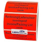 innenliegende rinne detail Permanent haftende Papieretiketten sorgen für einen zuverlässigen Halt während des Transports