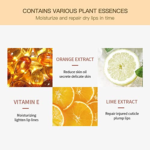Swetiyou Lip Scrub, Bubble Lip Scrub Exfoliator & Moisturizer Gentle Exfoliation Lip Care Products For Chapped Dry And Flaky Lips Treatment, Lip Care Set With Orange Extract And Lemon Extract #TOP4