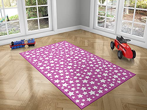 Oedim Alfombra Infantil Estrellas Fondo Fucsia, 165x95cm, Moqueta Pvc, Suelo Vinílico, Suelo De Protección, Decoración Del Hogar, Decoración Para Habitaciones Oedim Alfombra Infantil Estrellas Fondo Fucsia, 165x95cm, Moqueta Pvc, Suelo Vinílico, Suelo De Protección, Decoración Del Hogar, Decoración Para Habitaciones