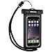Waterproof Case, Ubegood Universal Waterproof Dirtproof Snowproof Pouch case with armband function for iPhone 6/6s/6 Plus/5s,Samsung Gaxaly S6/S5, Note 6/5,and other up to 5.5" Smartphones (Black)