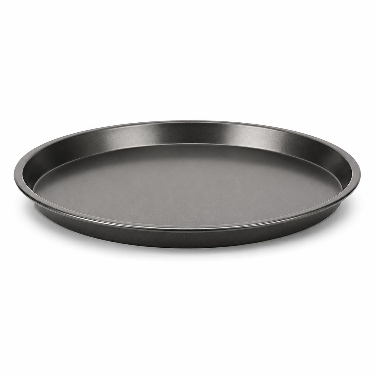 Xacton Carbon Steel Non-Stick Round Pizza Pan | Bake Ware Pizza Pan Used in Microwave Oven, OTG | Baking Tray Plate Pizza Baking Tools - Black (23cm x 23cm x 1.5cm)-image-36