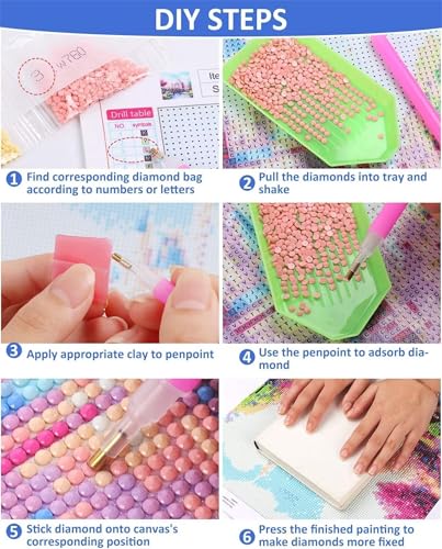 Diamond Painting Kit Complet grand format pour contrer le stress - 5