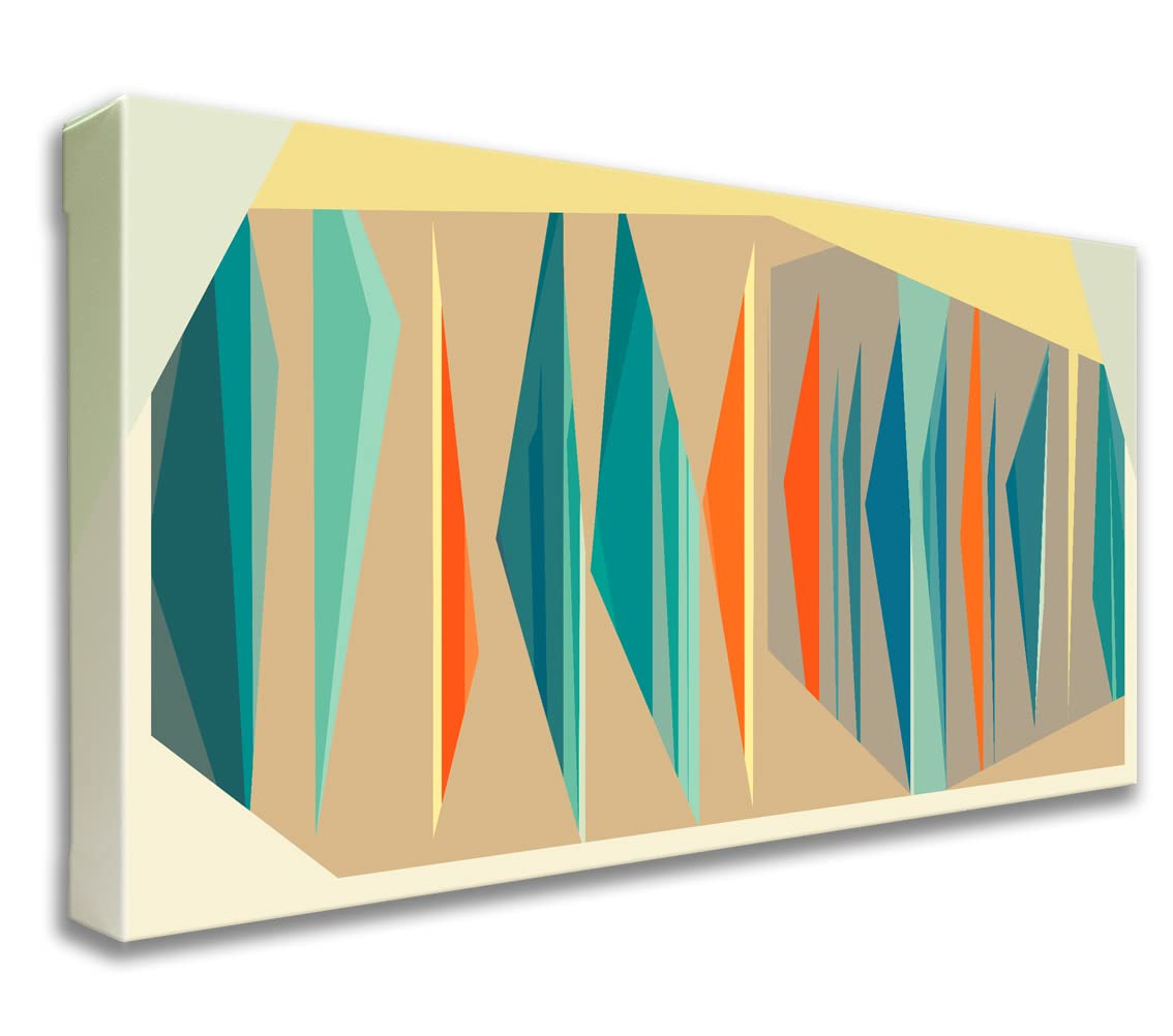 Mid Century Wall Decor Canvas Art Handmade in the U.S.A