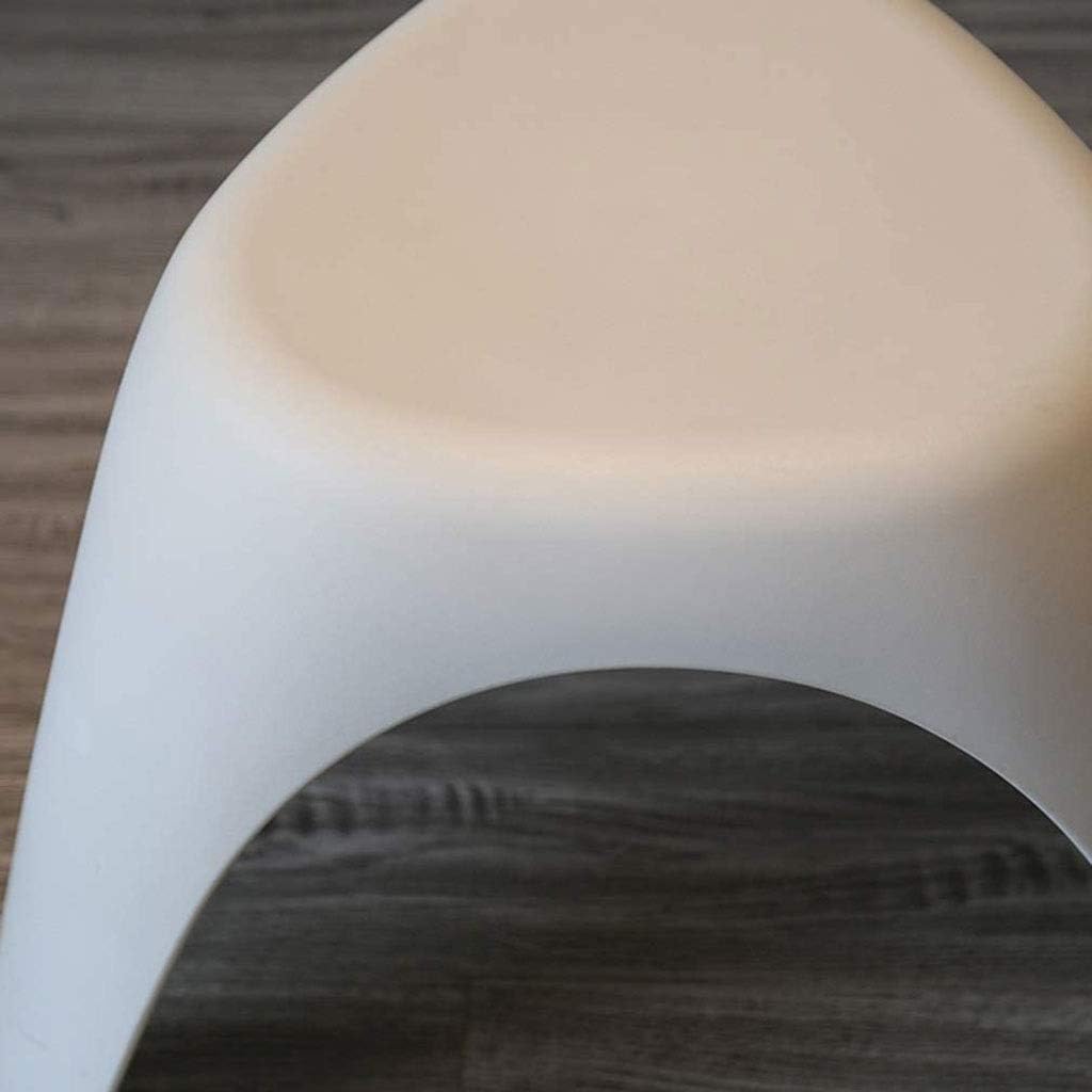 Plastic Bathroom Stool，Plastic Step Foot Stool with Anti-Slip Rubber Feet for Kitchen, Bathroom, Bedroom(Gray)