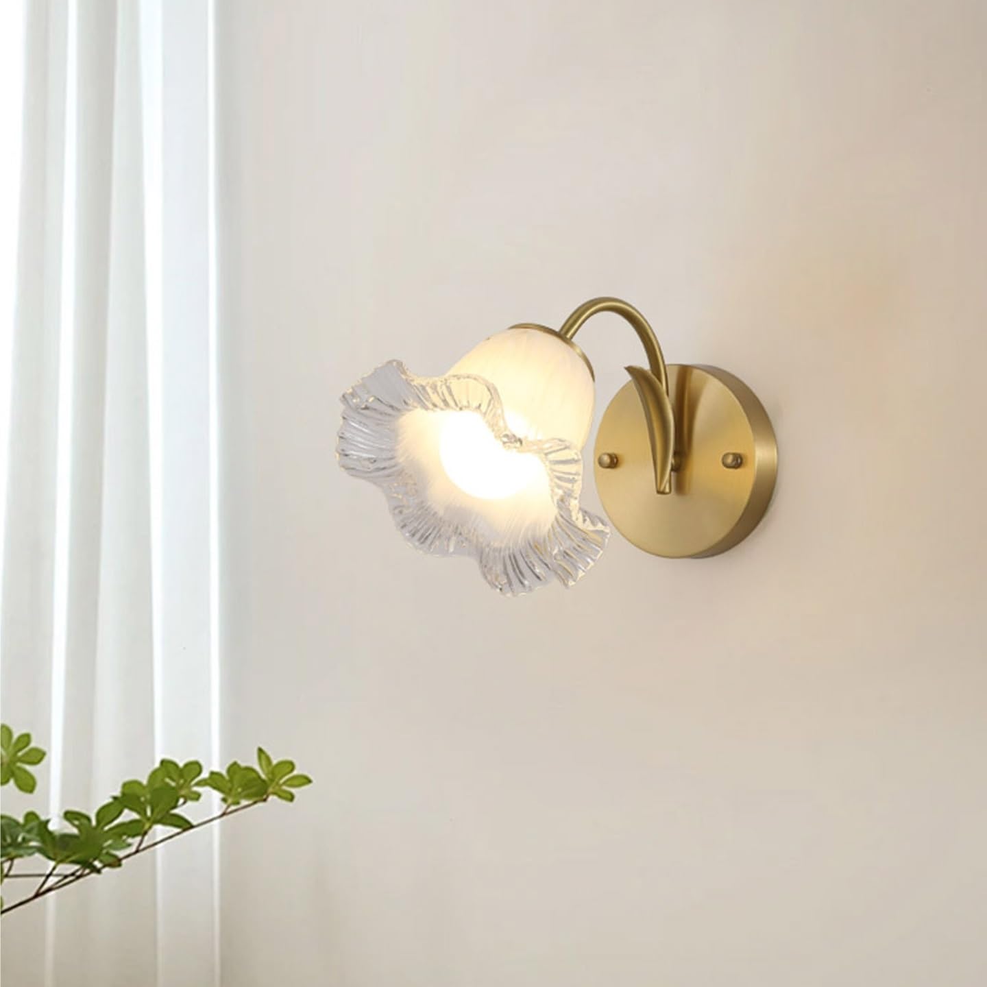 Kinkiety wewnętrzne Lampka nocna do sypialni Salon Schody Master Miedź Retro