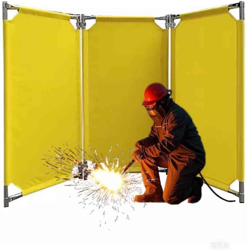 Générique Bâche de soudage en Rouleau, ignifugée, imperméable, résistante au feu et à l'usure, avec revêtement en Silicone. Panneau de Protection Amovible en 3 Parties po