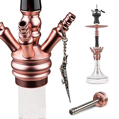 Alligator | Bingo Performance Alu | Premium Shisha Zubehör verschiedenen Farben (Rose) – Bild 4