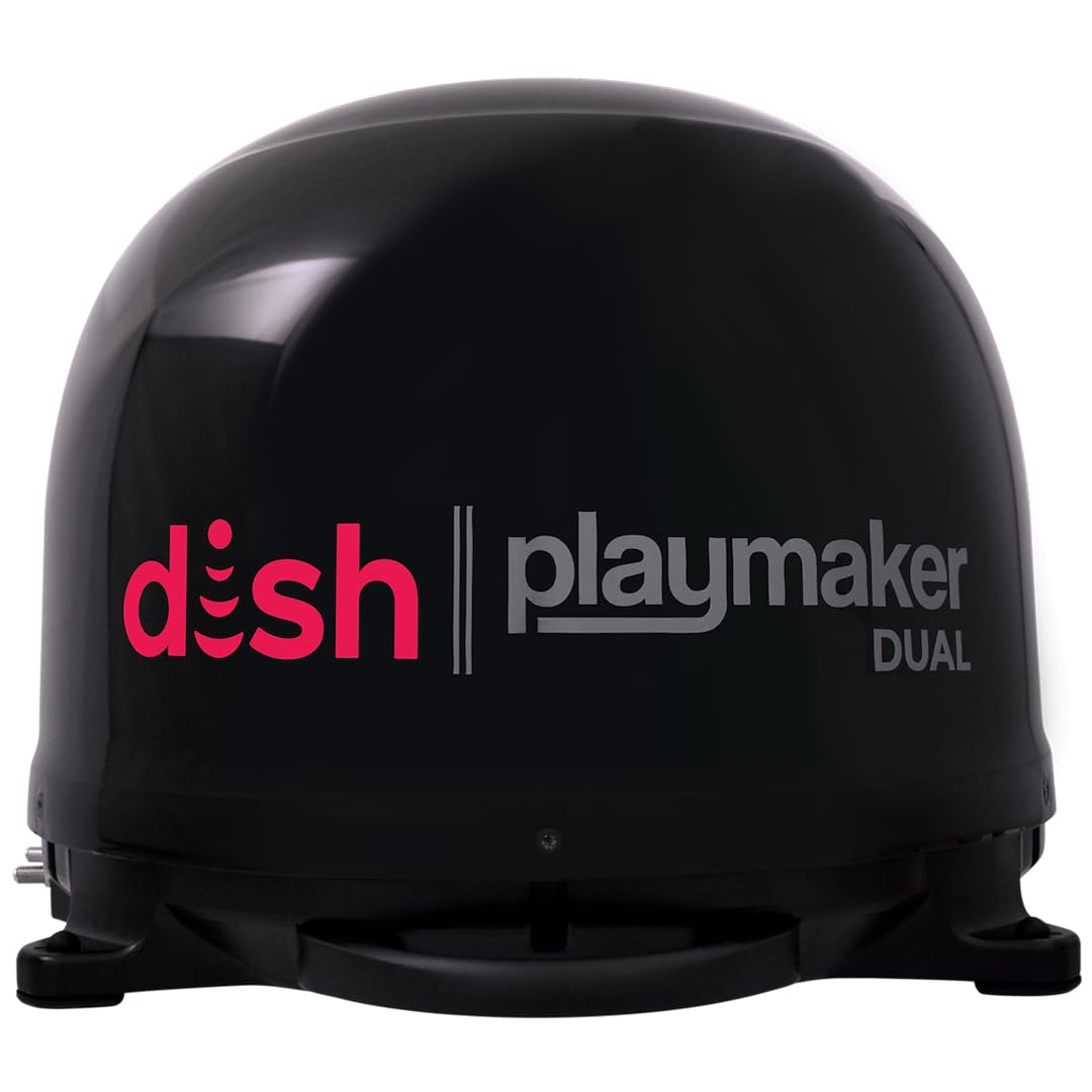 Winegard Dish Playmaker Bundle Automatic Satellite Antenna, Black