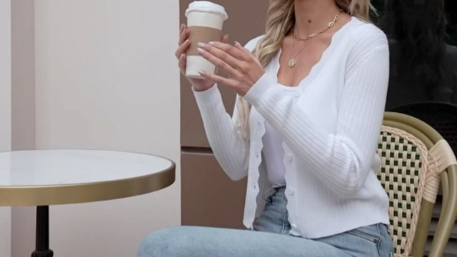 Wyeysyt - Cárdigan De Punto Corto Sin Mangas Para Mujer, Estilo Casual, Con Botones, Con Bolsillos, Rojo -, Large