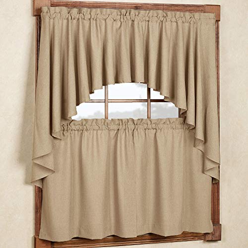 Glasgow Tier Curtain 36" Pair - Harvest