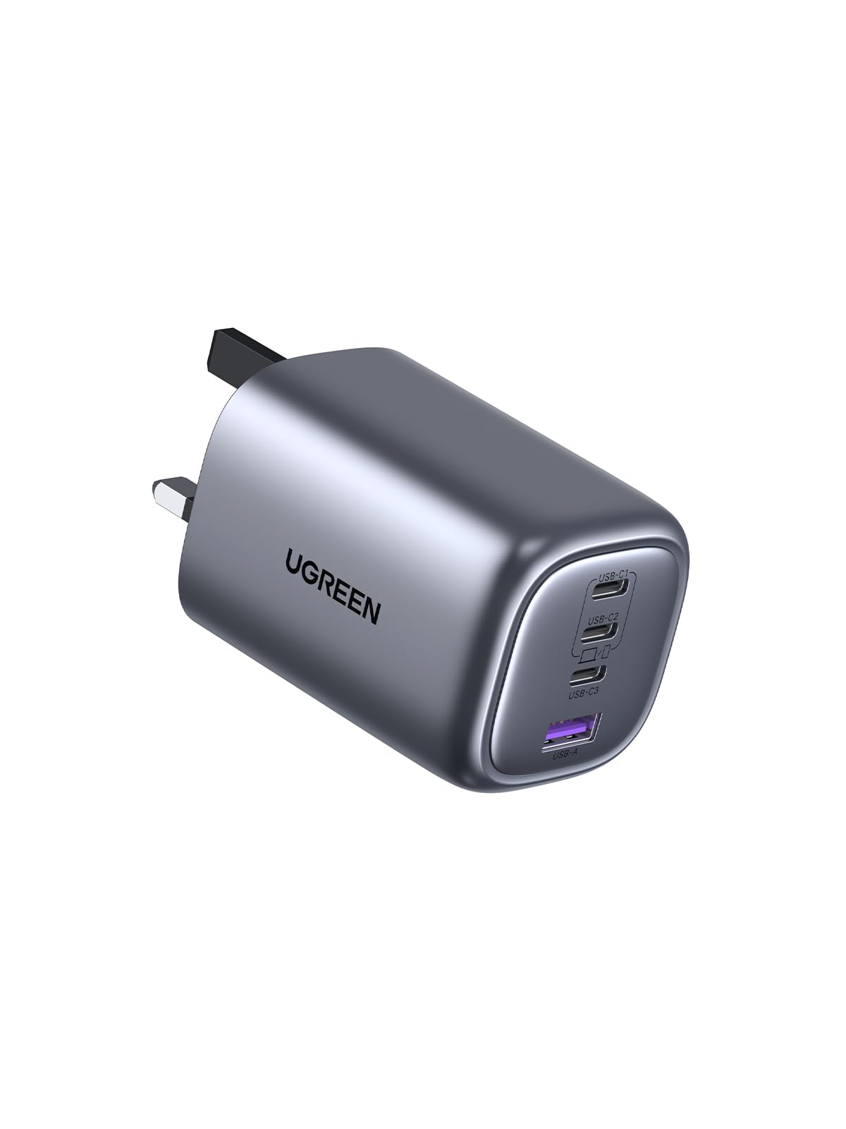 UGREENUSB C Charger 100W Fast Charger Plug Nexode 4-Port GaN Laptop Charger Compatible with MacBook Pro M3/Air, ThinkPad, Pixelbook, iPad Pro, iPhone 17 Pro/Air/17/16/15, Galaxy S24, etcClimatePartner certified
