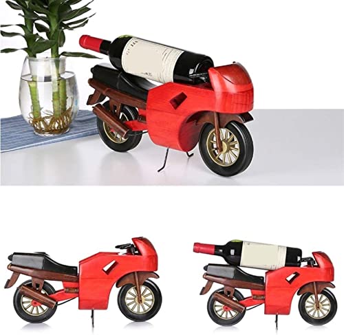 Soporte para botellas de vino de madera maciza miniatura 4
