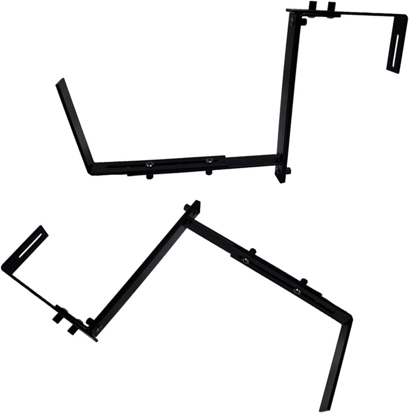 2/4Pcs Window Box Brackets Adjustable Planter Box Brackets