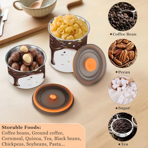 Contenedor Hermético para Café Acero Inoxidable 900 ml miniatura 6
