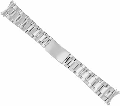 Ewatchparts STAINLESS STEEL OYSTER WATCH BAND STRAP COMPATIBLE WITH ROLEX DATEJUST 20mm ALL POLISH 16000