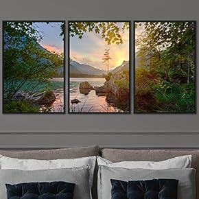 signwin 3 Piece Framed Canvas Wall Art Cool...