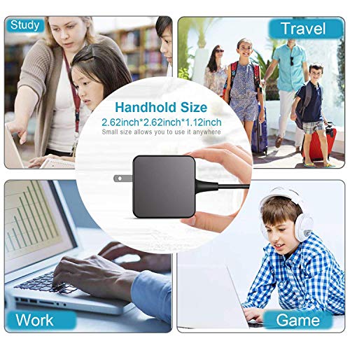 image for Dexpt IdeaPad AC Charger Fit for Lenovo Flex 5 4 6 11 14 15 ADLX65CCGU