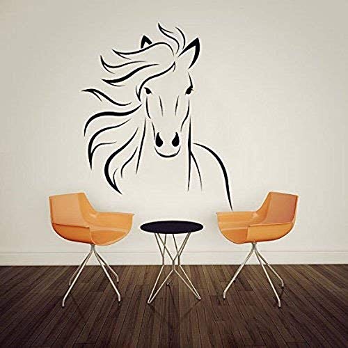 BooDecal Silueta Mustang Vinilo Decorativo Pared 22x27.5 in miniatura 2