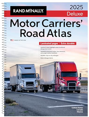 Motor Carriers' Road Atlas 2025: United States, Canada, Mexico (R...