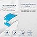 ABAKAN Queen Size Mattress Protector Waterproof Cooling Breathable Mattress Cover Bed Cover 18 Inch Deep Pocket Machine Washable Noiseless Bed Cover 60x80 Inch