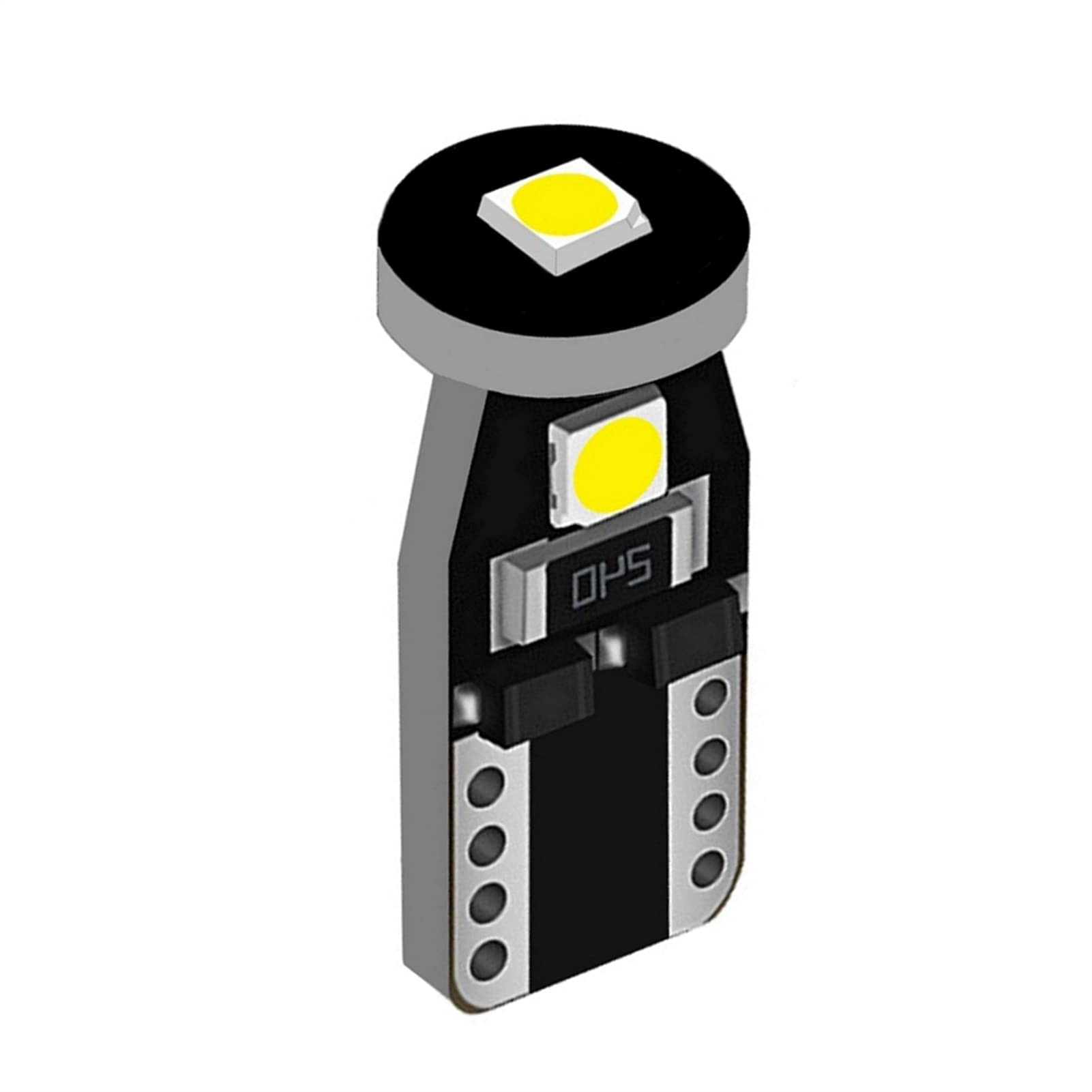 fari a LED 100 pz T10 LED PARCHEGGIO Auto Light 3 SMD 3030 LED Lampada da Lettura Auto LED W5W 3SMD 3 LED Light Light Light Wedge Tail Bulb 100x Lampadina a LED (Emitting Color : Yellow)