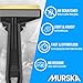 Car Ice Scraper Brass Blade - fast, easy & efficient - [ 2 Pack ] Brass Ice Scraper for Car - Ice Scrapers for Car Windshield Ice Scraper - Original Murska from Europe - for Winter - A054-2 Black Gray