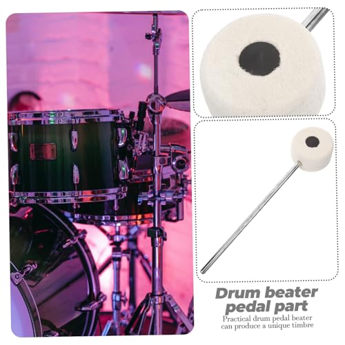 Pedal de Bombo con Mazas de Fieltro para Batería miniatura 6