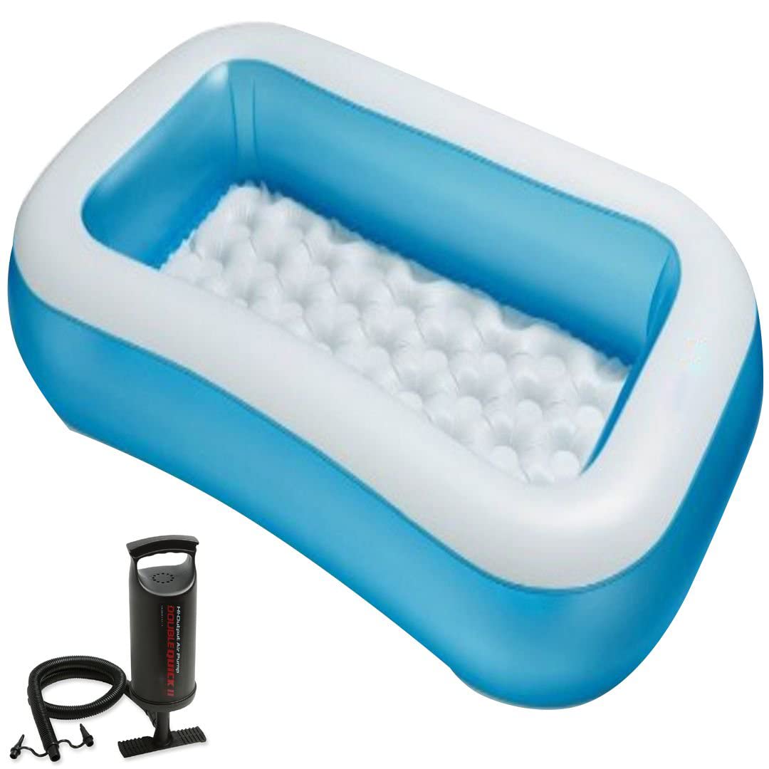 mQFIT Summer Special Inflatable Kid Swimming Pool with Air Pump, Baby Bath tub, Water Pool for Kids (Size: 5.5Ft) (B09VC5RKKJ) Amazon Price History, Amazon Price Tracker