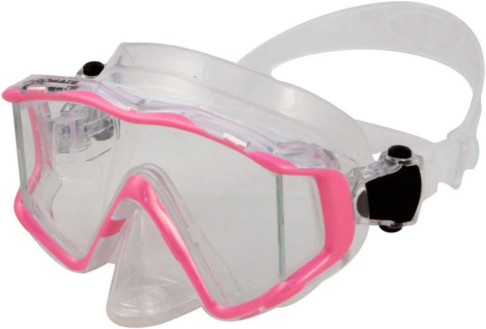 Promate New Three-Lens Edgeless Scuba Dive Purge Mask/MK399