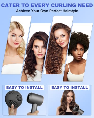 YTCHYYSK New Wave+Bico difusor de cachos para secador de cabelo supersônico Dyson HD01 HD02 HD03 HD0