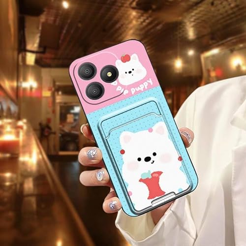 Phone Case Compatible with Blackview Wave 9C, Waterproof Card slot Cover Anti-knock Card sleeve Silicone Back Cover Soft case pr