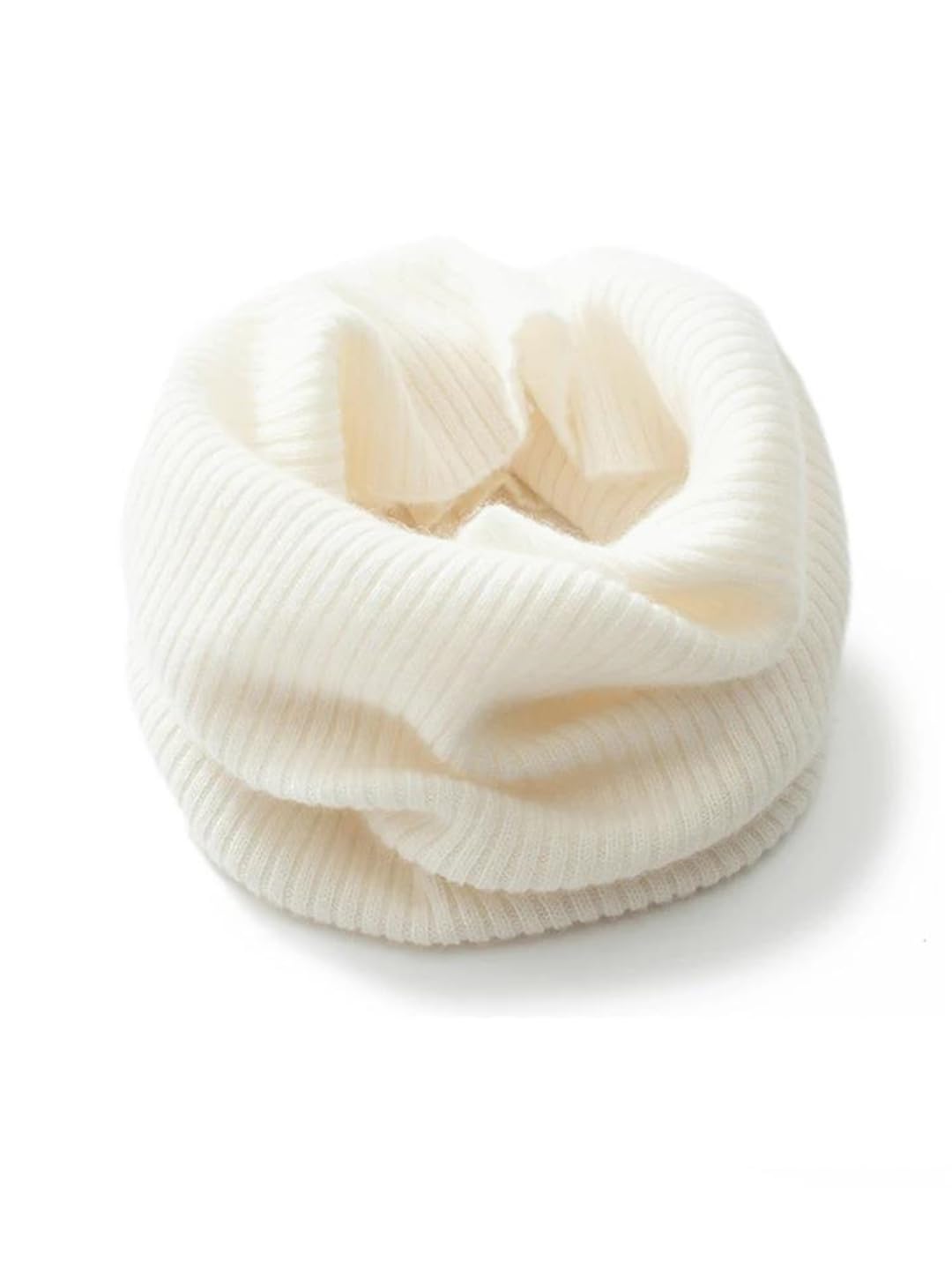 Bufanda unisex de invierno casual para exteriores, de punto, color sólido, cómoda, de cachemira, universal, calentador de cuello