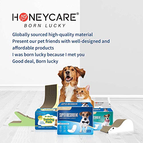 HONEY CARE Almofadas de adestramento para filhotes de cachorro com absorção de odores de urina, almo