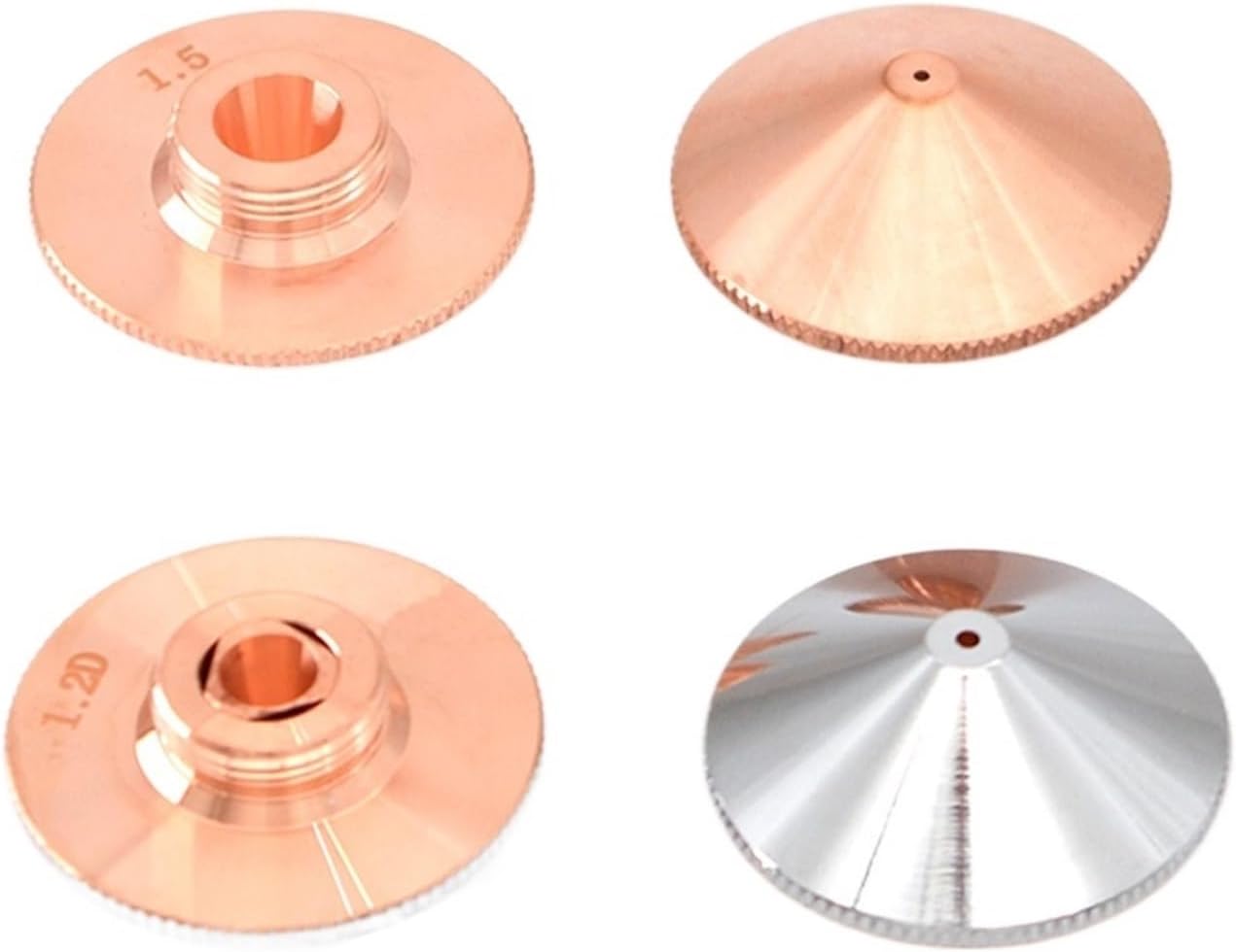 Dia.32mm Laser Nozzle Single Double Layer Caliber 0.8-5.0 Thread M14 for Fiber Laser Cutting Head(1.0mm,Single Layer)