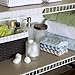 Duck - 281875 Non-Adhesive Shelf Liner Solid Grip EasyLiner, 20-inch x 22 Feet, White
