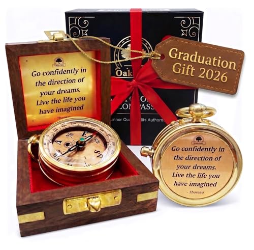The Dream Chaser Compass - Go Confidently -2026 Unique Graduation Gifts for Him, College, High...