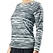 Kanu Surf Women's Odyssey Long Sleeve UPF 50+ Swim Shirt, Black, Medium
