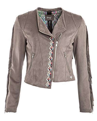 Taglio a forma del corpo Maze Giacca Tapa Grey S