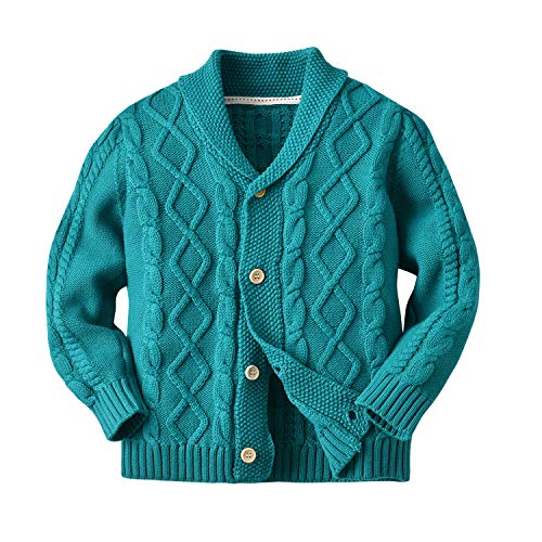 Cardigan à torsades bébé fille garçon pour les balades d'automne