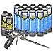 Dow Great Stuff Window and Door 20 oz Foam (12) + Pro Foam Gun (1) + Dow Great Stuff Pro foam Gun Cleaner (2)